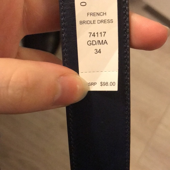 Espresso coloured coach belt with tag still on - Picture 4 of 5